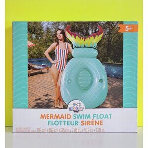 Mermaid Swim Pool Float With Cup Holder By Danaplay